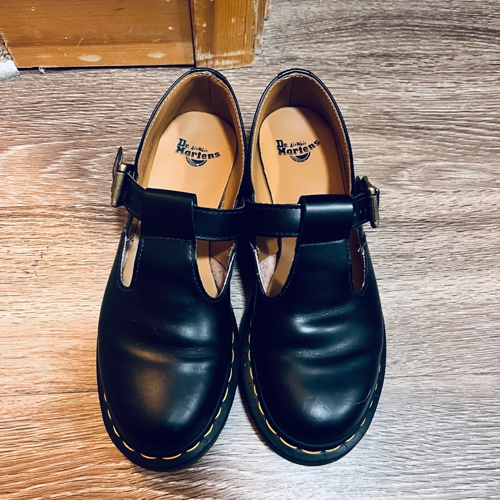 Dr. Martens Mary Janes Smooth Black